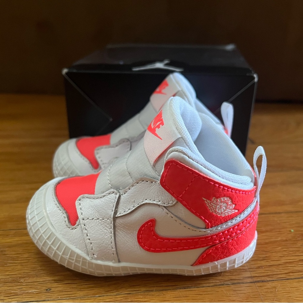 Racer Pink Crib Bootie